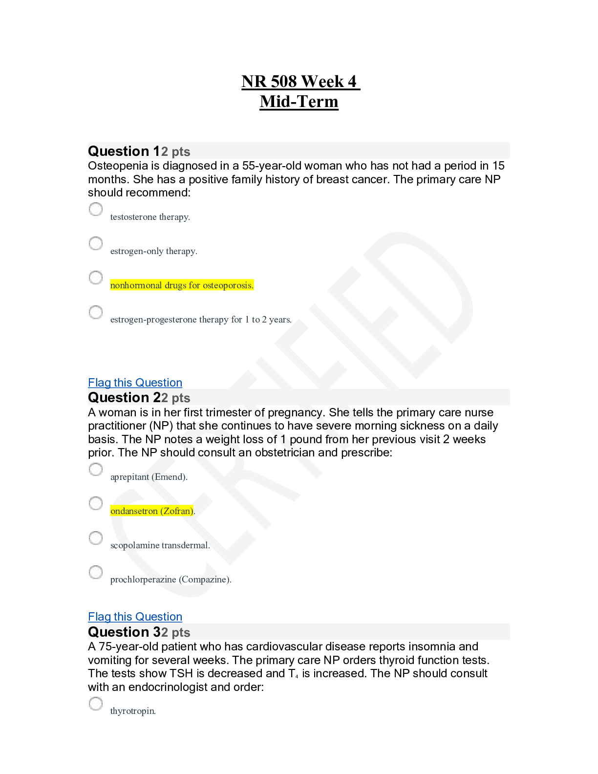 Preview image of NR 508 Week 4 Mid document